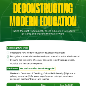 Deconstructing Modern Education