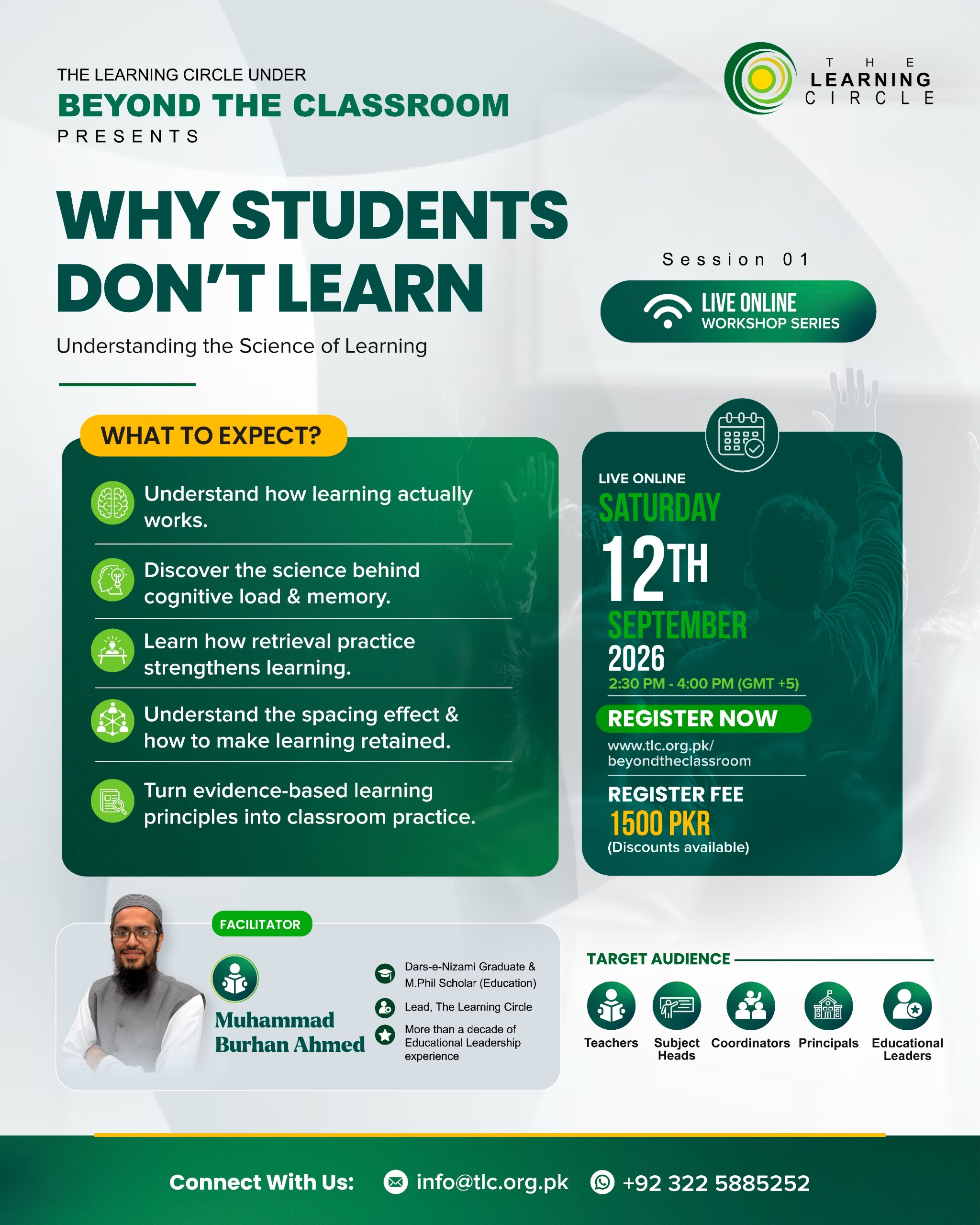 Session 01: Why Students Don't Learn?